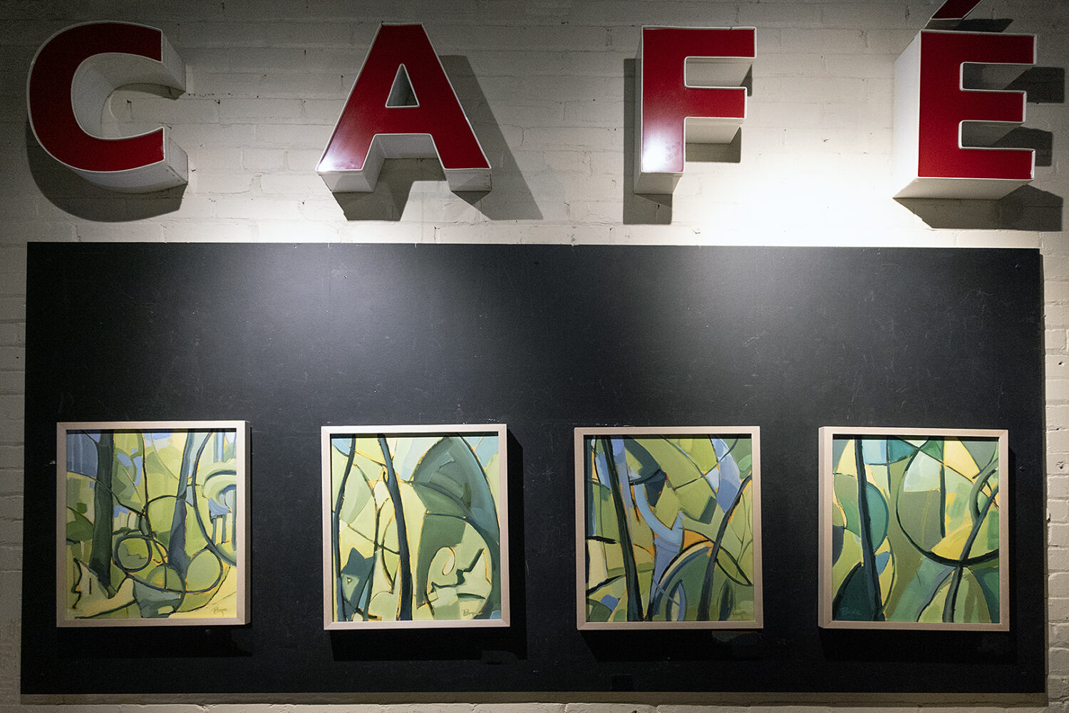 Phyllis Bryce Ely paintings at  Little Theatre Café