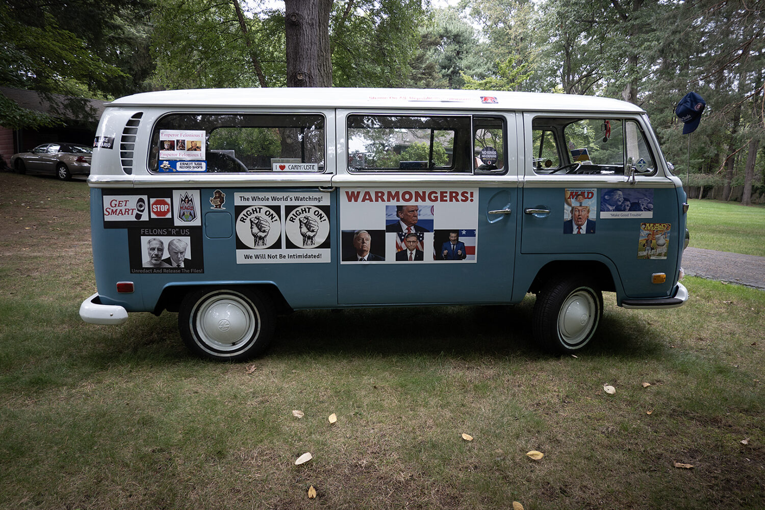 VW Van on the next street over