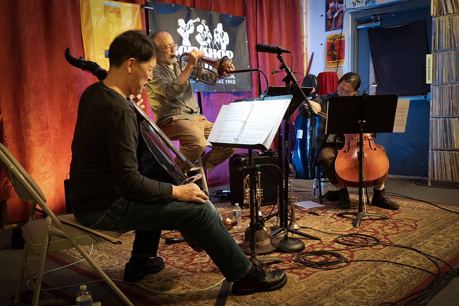 Trompe performing at Bop Shop